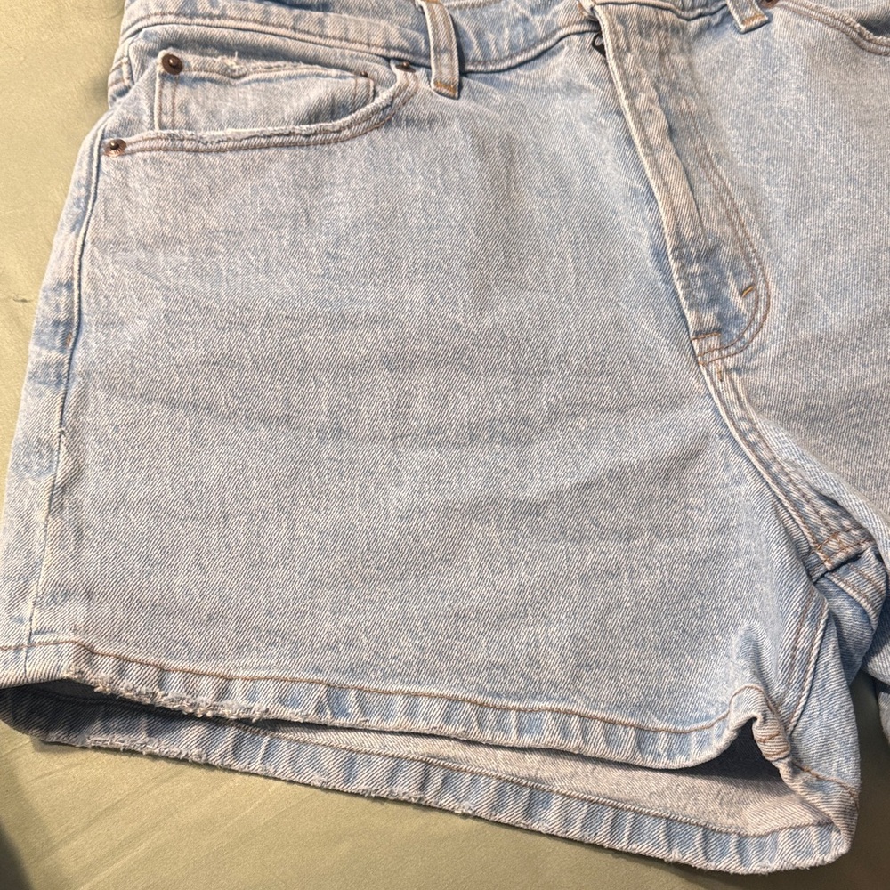 Abercrombie & Fitch Light Blue Denim Shorts - Picture 5 of 5